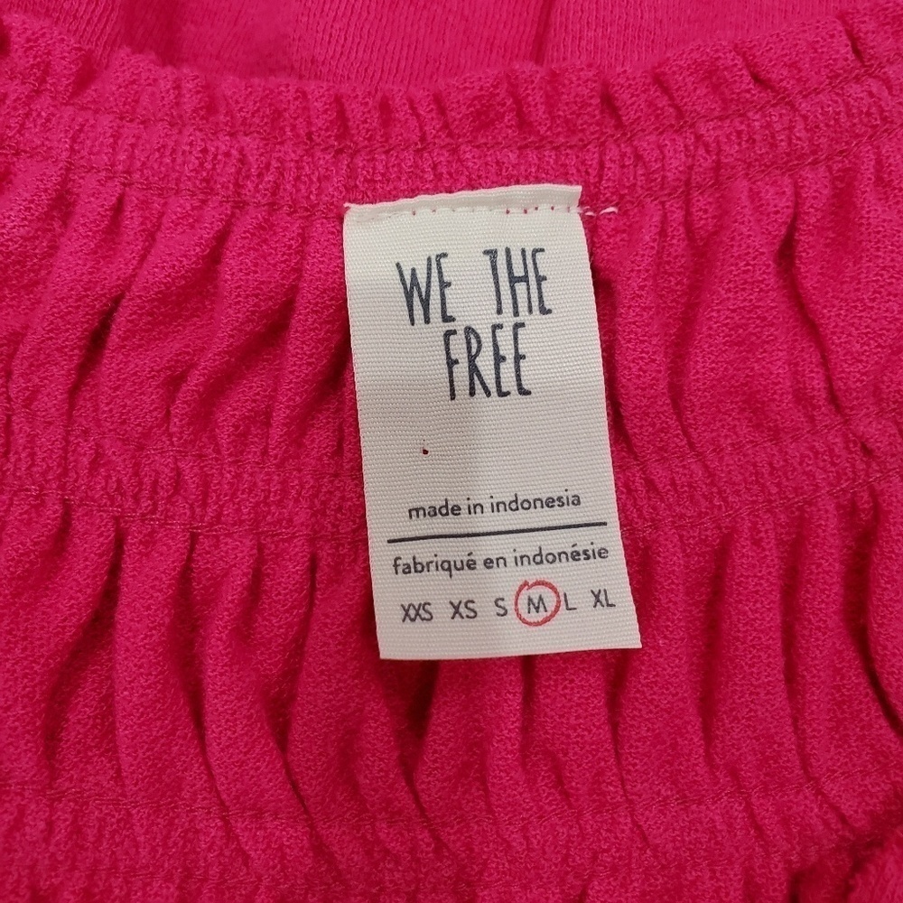 Free People Pink Coconut Gathered Top - Picture 6 of 7
